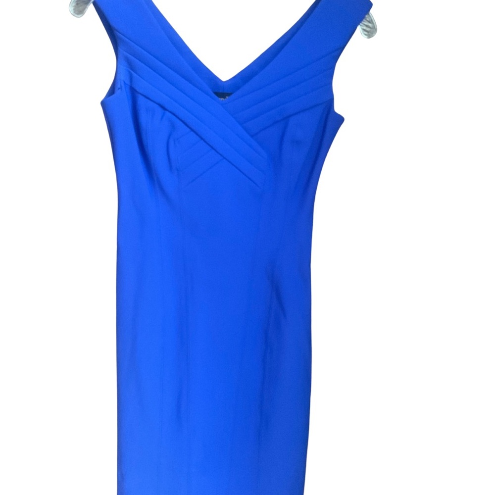 Elegant Royal Blue Sleeveless Dress
